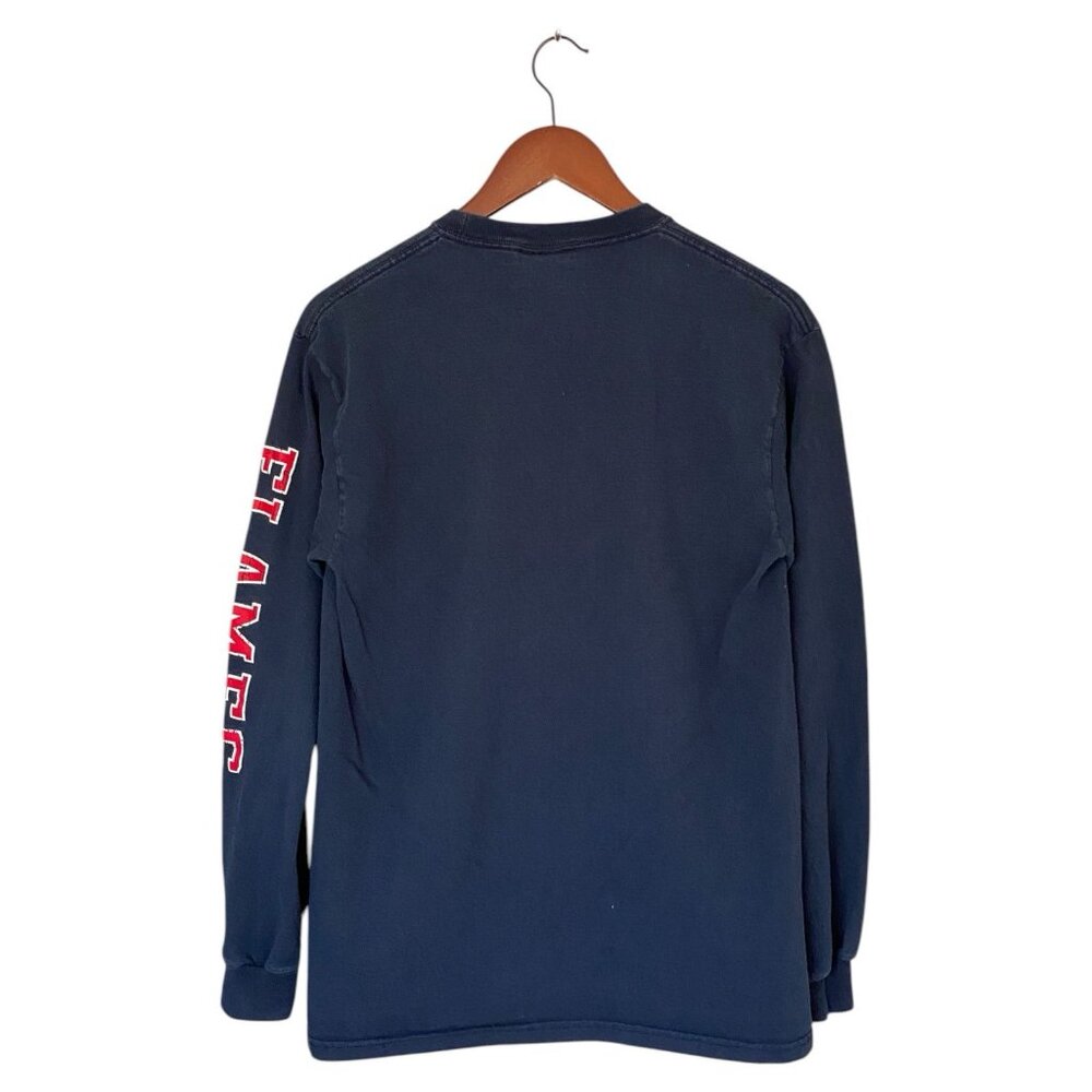 Liberty Flames Blue L/S T-Shirt Men's Size M Champion NCAA - Picture 2 of 8